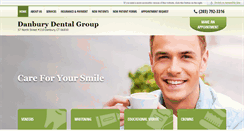 Desktop Screenshot of danburydentalgroup.com